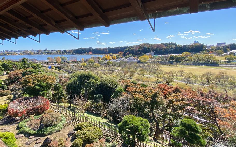 view from Kobuntei tea house